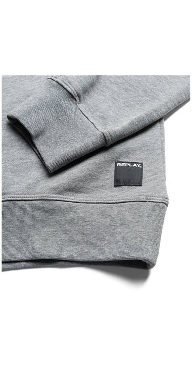 Decathlon Herren MEDIUM GREY MELANGE Einfarbiges Baumwoll-Sweatshirt neu Decathlon Herren MEDIUM GREY MELANGE Einfarbiges Baumwoll-Sweatshirt neu