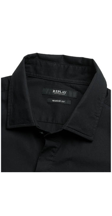 Decathlon Herren BLACK Hemd aus Popeline-Stretchgewebe Sale Decathlon Herren BLACK Hemd aus Popeline-Stretchgewebe Sale