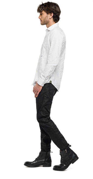 Decathlon Herren WHITE Hemd mit Knitterlook Kaufen Decathlon Herren WHITE Hemd mit Knitterlook Kaufen