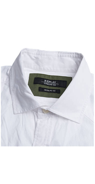 Decathlon Herren WHITE Hemd mit Knitterlook Kaufen Decathlon Herren WHITE Hemd mit Knitterlook Kaufen