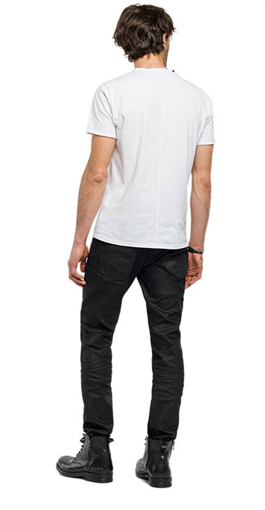 Decathlon Herren WHITE Jersey-T-Shirt mit Stickerei Kaufen Decathlon Herren WHITE Jersey-T-Shirt mit Stickerei Kaufen