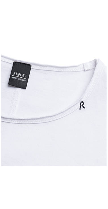 Decathlon Herren WHITE Jersey-T-Shirt mit Stickerei Kaufen Decathlon Herren WHITE Jersey-T-Shirt mit Stickerei Kaufen