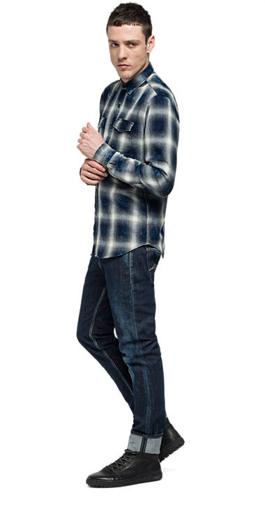 Decathlon Herren BLUE INDIGO CHECK Kariertes Hemd Online Decathlon Herren BLUE INDIGO CHECK Kariertes Hemd Online