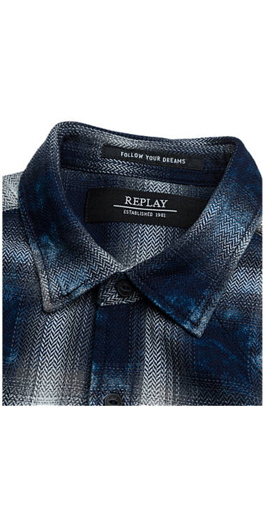 Decathlon Herren BLUE INDIGO CHECK Kariertes Hemd Online Decathlon Herren BLUE INDIGO CHECK Kariertes Hemd Online