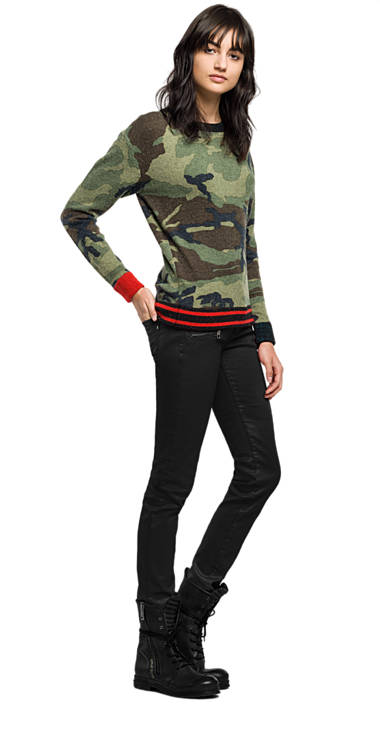 Decathlon Damen CAMOUFLAGE Pullover aus Alpakawolle mit Camouflage-Optik Kaufen Decathlon Damen CAMOUFLAGE Pullover aus Alpakawolle mit Camouflage-Optik Kaufen