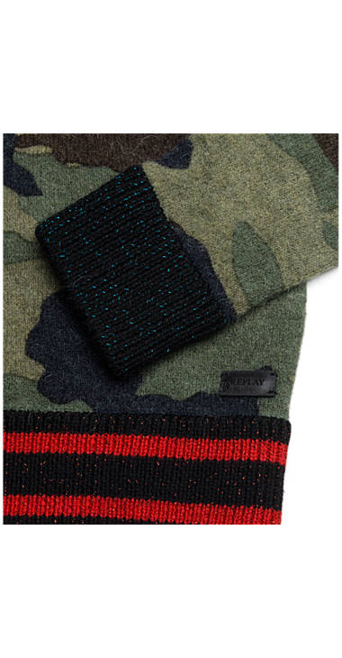 Decathlon Damen CAMOUFLAGE Pullover aus Alpakawolle mit Camouflage-Optik Kaufen Decathlon Damen CAMOUFLAGE Pullover aus Alpakawolle mit Camouflage-Optik Kaufen