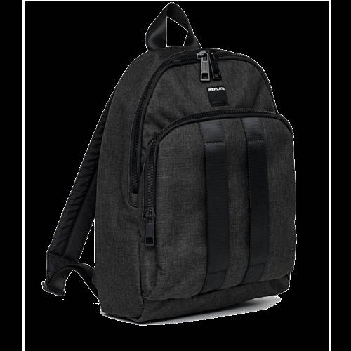 Decathlon Herren BLACK Rucksack in Mélange-Optik mit Kontraststreifen neu Decathlon Herren BLACK Rucksack in Mélange-Optik mit Kontraststreifen neu