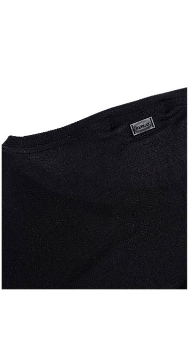Decathlon Damen BLACK Stretch-Kleid mit Lurex und Zierkette 2017 Decathlon Damen BLACK Stretch-Kleid mit Lurex und Zierkette 2017