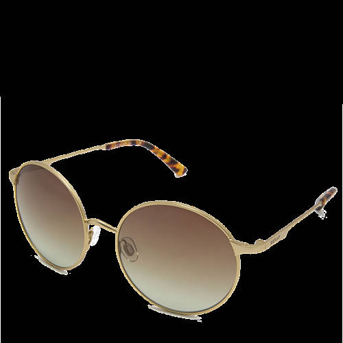Decathlon Outlet Unisex-Sonnenbrille Modell Round MATT GOLD/BROWN LENSES