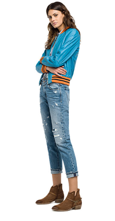 Decathlon Herren PIXEL BLUE Lederjacke in Maltinto-Optik Kaufen Decathlon Herren PIXEL BLUE Lederjacke in Maltinto-Optik Kaufen