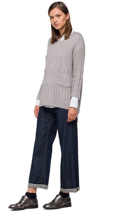 Decathlon Damen LIGHT GREY Pullover aus Mohairmischgarn Outlet Decathlon Damen LIGHT GREY Pullover aus Mohairmischgarn Outlet