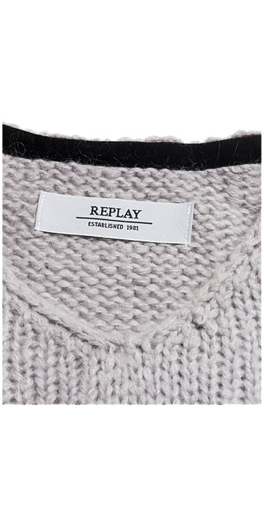 Decathlon Damen LIGHT GREY Pullover aus Mohairmischgarn Outlet Decathlon Damen LIGHT GREY Pullover aus Mohairmischgarn Outlet