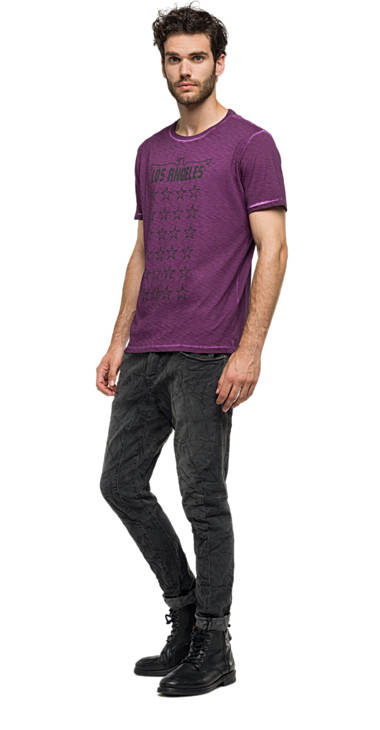 Decathlon Herren PURPLE T-Shirt mit verwaschenen Nähten Online Decathlon Herren PURPLE T-Shirt mit verwaschenen Nähten Online