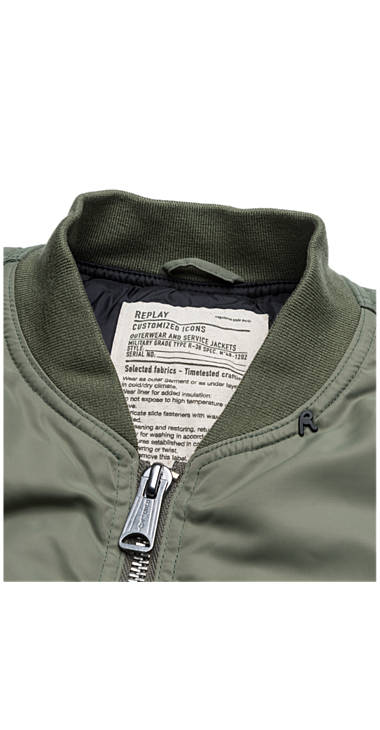 Decathlon Herren SAGE GREEN Einfarbige Bomberjacke aus Twill Kaufen Decathlon Herren SAGE GREEN Einfarbige Bomberjacke aus Twill Kaufen