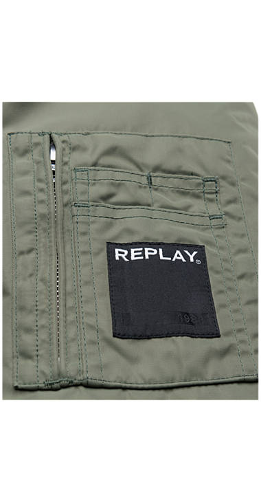 Decathlon Herren SAGE GREEN Einfarbige Bomberjacke aus Twill Kaufen Decathlon Herren SAGE GREEN Einfarbige Bomberjacke aus Twill Kaufen