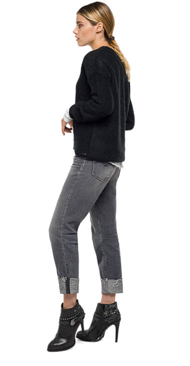 Decathlon Damen BLACK/RED STRIPS Cardigan aus Wolle mit Streifenmuster Germany Decathlon Damen BLACK/RED STRIPS Cardigan aus Wolle mit Streifenmuster Germany