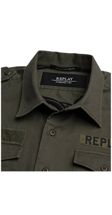 Decathlon Herren DARK OLIVE Hemd aus Baumwolltwill Online Decathlon Herren DARK OLIVE Hemd aus Baumwolltwill Online