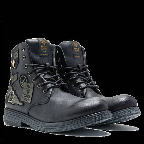 Decathlon Herren BLACK Herrenstiefel DOUGLAS aus Leder Germany Decathlon Herren BLACK Herrenstiefel DOUGLAS aus Leder Germany