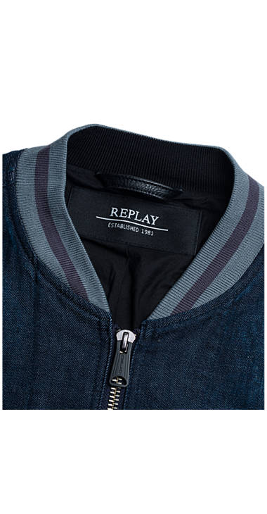 Decathlon Herren DARK BLUE DENIM Jacke aus Dark Blue Denim und Leder 2017 Decathlon Herren DARK BLUE DENIM Jacke aus Dark Blue Denim und Leder 2017
