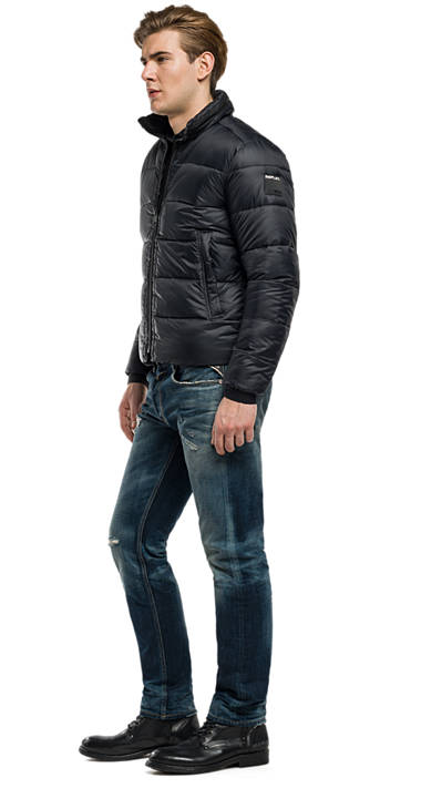Decathlon Herren BLACK Jacke mit hohem Kragen neu Decathlon Herren BLACK Jacke mit hohem Kragen neu