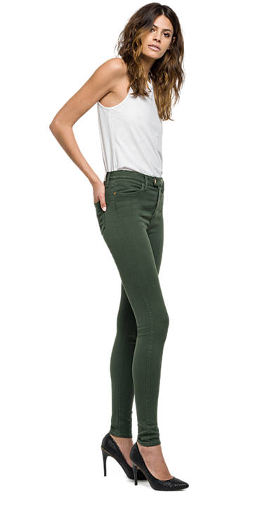 Decathlon Damen MILITARY GREEN Jeans Super Skinny Passform sehr hüfthohe Touch 2017 Decathlon Damen MILITARY GREEN Jeans Super Skinny Passform sehr hüfthohe Touch 2017