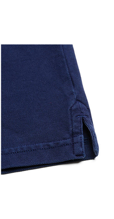 Decathlon Herren DARK VIOLET Polohemd aus stückgefärbtem Baumwollpikee Sale