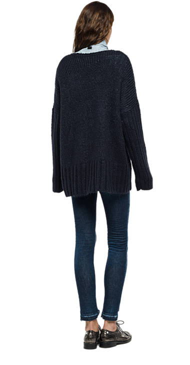 Decathlon Damen DEEP BLUE Pullover aus Mohairmischgarn Kaufen Decathlon Damen DEEP BLUE Pullover aus Mohairmischgarn Kaufen