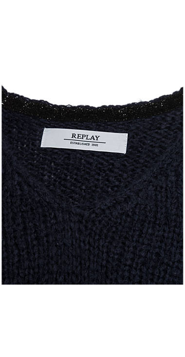 Decathlon Damen DEEP BLUE Pullover aus Mohairmischgarn Kaufen Decathlon Damen DEEP BLUE Pullover aus Mohairmischgarn Kaufen