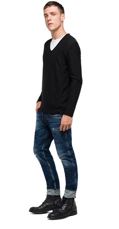 Decathlon Herren BLACK Pullover mit Streifenmuster Online Decathlon Herren BLACK Pullover mit Streifenmuster Online