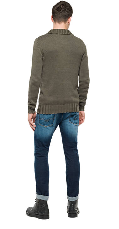 Decathlon Herren DARK OLIVE Pullover mit umgeschlagenem Kragen Kaufen Decathlon Herren DARK OLIVE Pullover mit umgeschlagenem Kragen Kaufen