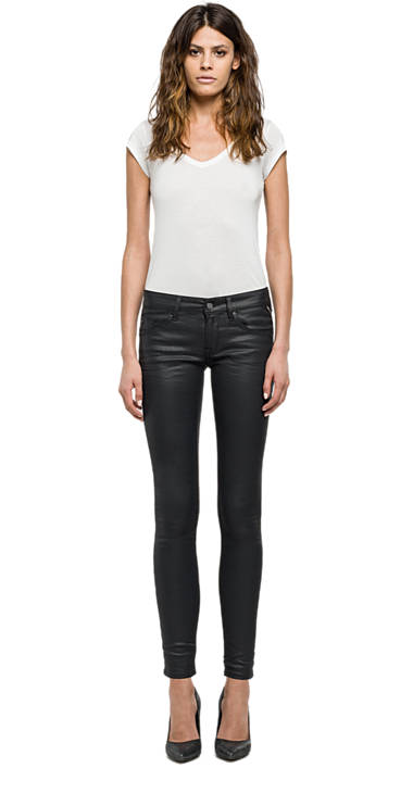 Decathlon Damen BLACK DENIM Skinny Fit Jeans Luz Back Zip neu Decathlon Damen BLACK DENIM Skinny Fit Jeans Luz Back Zip neu