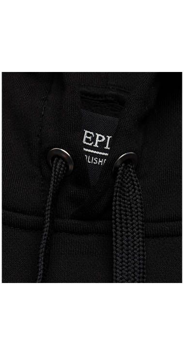 Decathlon Herren BLACK Sweatshirt mit Kapuze und Patch Outlet Decathlon Herren BLACK Sweatshirt mit Kapuze und Patch Outlet