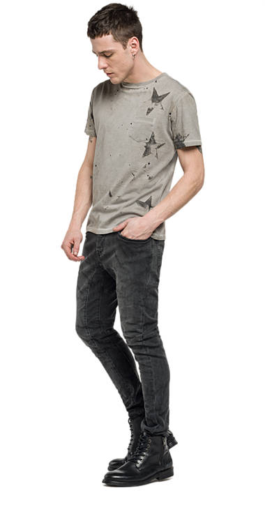 Decathlon Herren LIGHT ECRÙ T-Shirt mit Farbklecks-Motiv Online Decathlon Herren LIGHT ECRÙ T-Shirt mit Farbklecks-Motiv Online