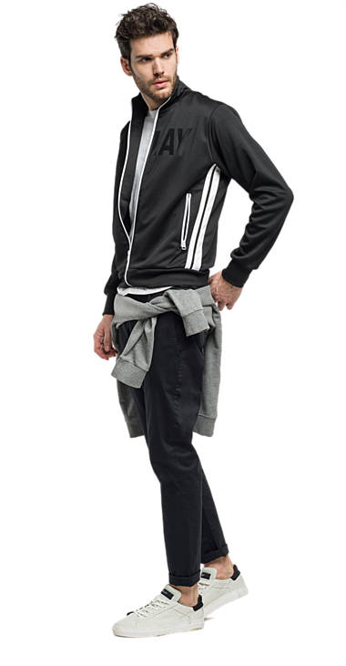 Decathlon Herren BLACK Sweatshirt mit Aufdruck und Kontraststreifen Sale Decathlon Herren BLACK Sweatshirt mit Aufdruck und Kontraststreifen Sale