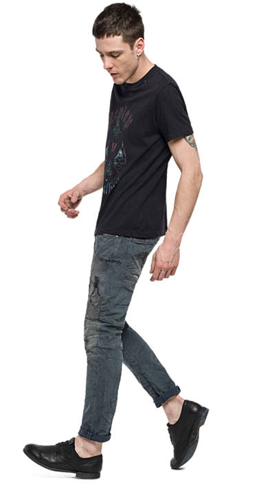 Decathlon Herren BLACK T-Shirt aus bedrucktem Slub-Jersey Kaufen Decathlon Herren BLACK T-Shirt aus bedrucktem Slub-Jersey Kaufen