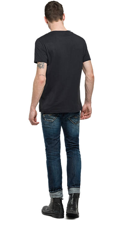 Decathlon Herren BLACKBOARD T-Shirt mit Aufdruck und Nieten 2017 Decathlon Herren BLACKBOARD T-Shirt mit Aufdruck und Nieten 2017