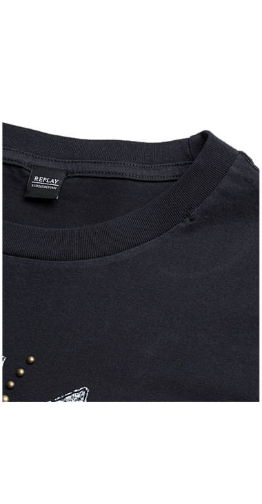 Decathlon Herren BLACKBOARD T-Shirt mit Aufdruck und Nieten 2017 Decathlon Herren BLACKBOARD T-Shirt mit Aufdruck und Nieten 2017