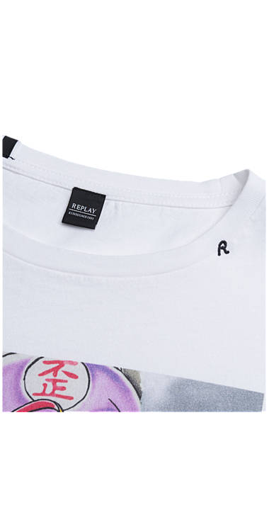 Decathlon Herren WHITE Bedrucktes T-Shirt aus stückgefärbter Baumwolle neu Decathlon Herren WHITE Bedrucktes T-Shirt aus stückgefärbter Baumwolle neu