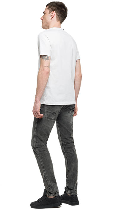 Decathlon Herren WHITE Einfarbiges Jersey-T-Shirt Sale Decathlon Herren WHITE Einfarbiges Jersey-T-Shirt Sale