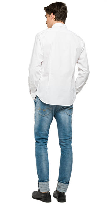 Decathlon Herren WHITE Hemd aus Popeline-Stretchgewebe neu Decathlon Herren WHITE Hemd aus Popeline-Stretchgewebe neu