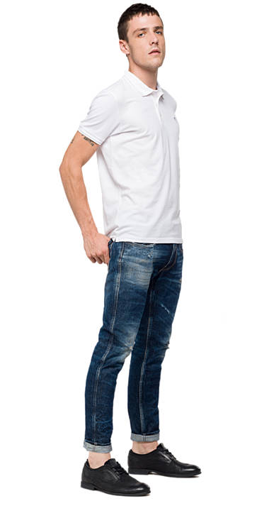 Decathlon Herren WHITE Polohemd aus Pikee mit Patch Billiger Preis Decathlon Herren WHITE Polohemd aus Pikee mit Patch Billiger Preis