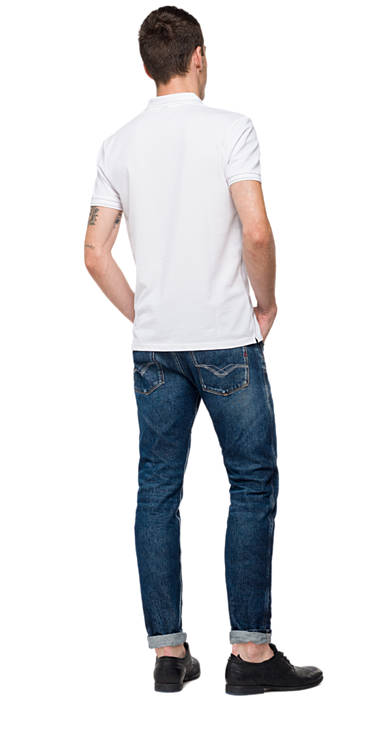 Decathlon Herren WHITE Polohemd aus Pikee mit Patch Billiger Preis Decathlon Herren WHITE Polohemd aus Pikee mit Patch Billiger Preis