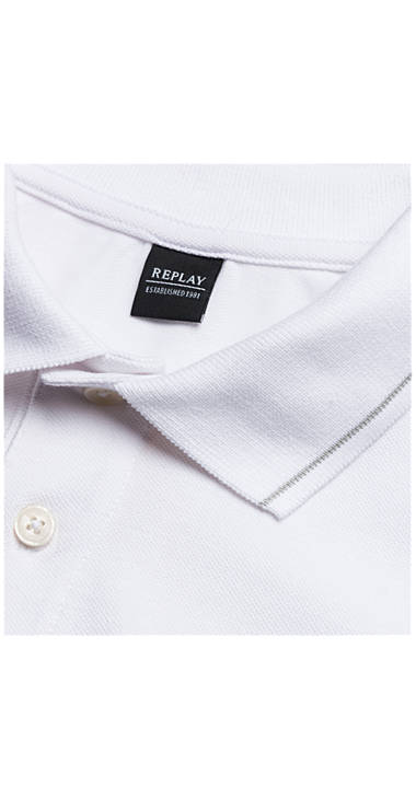 Decathlon Herren WHITE Polohemd aus Pikee mit Patch Billiger Preis Decathlon Herren WHITE Polohemd aus Pikee mit Patch Billiger Preis