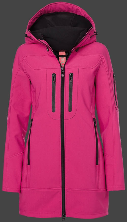 Jacket-Coast Dynamica Lang, DynashellAquaLight, Jacket-Coast jacke Pink