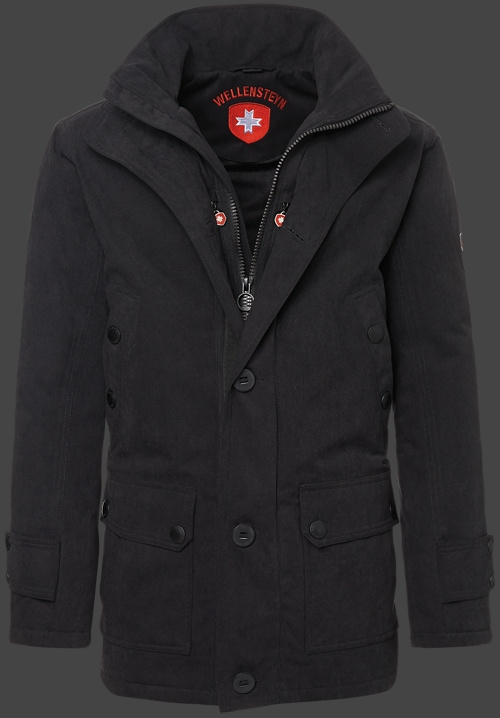 Jacket-Coast Jaguro Herren Winter,HDDAirTec,Schwarz jacken outlet