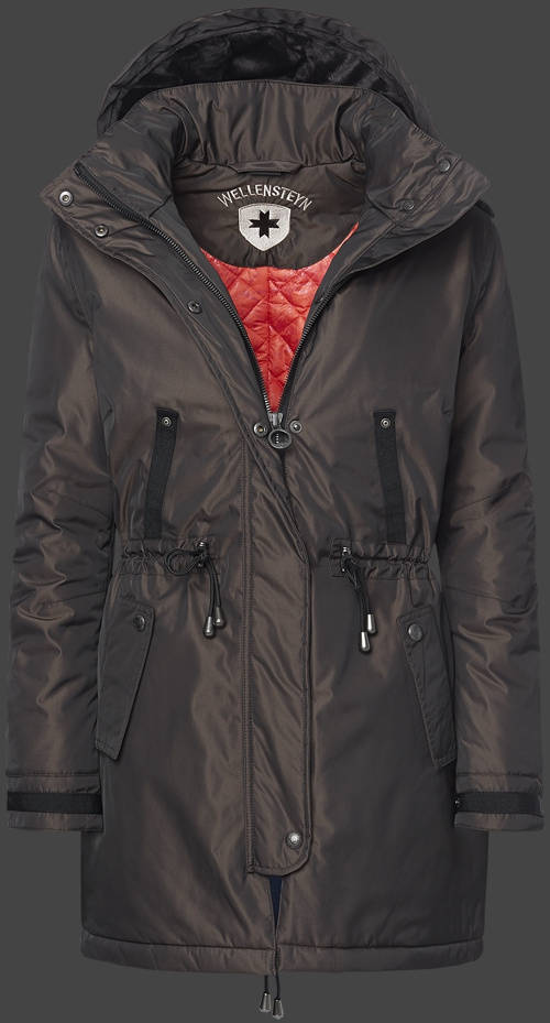 Jacket-Coast Mississippi Damen Winter,MixAirTec,Coffee jacken online
