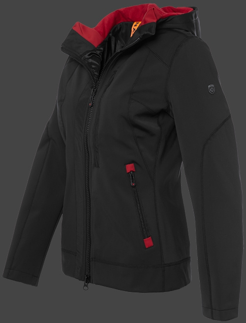 Jacket-Coast Sugarcube, SilkyHiTec, Jacket-Coast jacke Schwarz/Schwarz Jacket-Coast Sugarcube, SilkyHiTec, Jacket-Coast jacke Schwarz/Schwarz